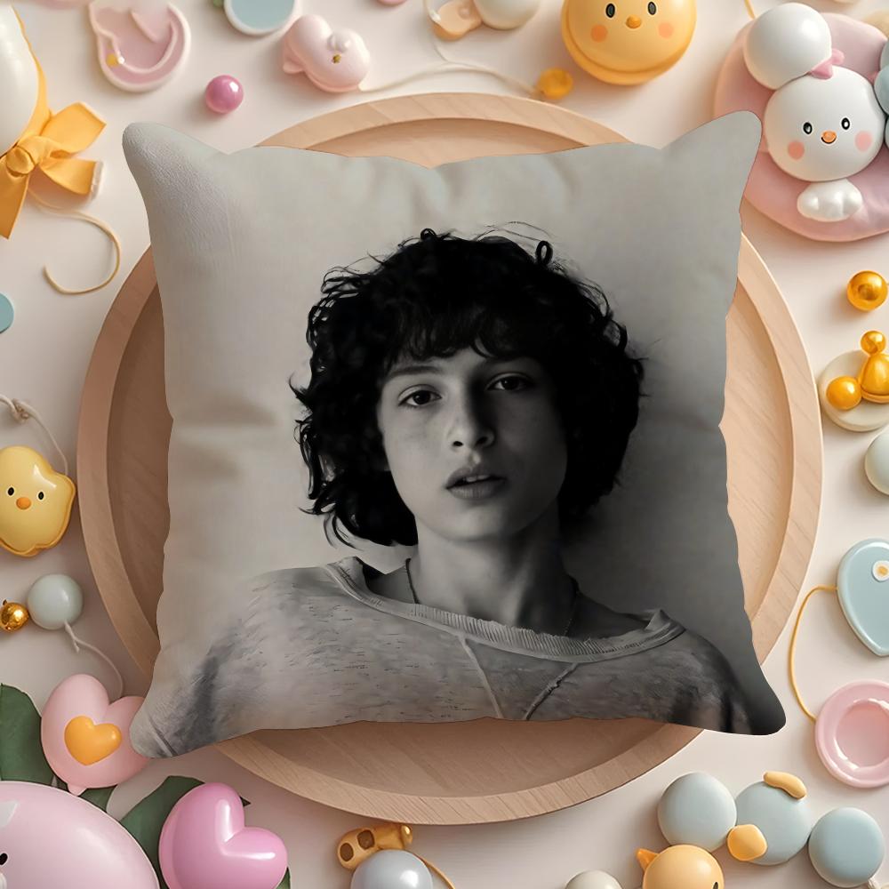 Custom F-Finn WolfhardS Cushion Cover Home & Car Multi-Scene Pillow Cover - Reversible, Soft & Durable for Daily Use