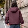 Autumn Winter Thicken Warm Parka Women Casual Sweety Solid Color Big Pocket Loose Hooded Coat Jackets Outwear