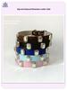 Rhinestone Pet Collar Set: High-End Leather Collar & Leash for Large Dogs