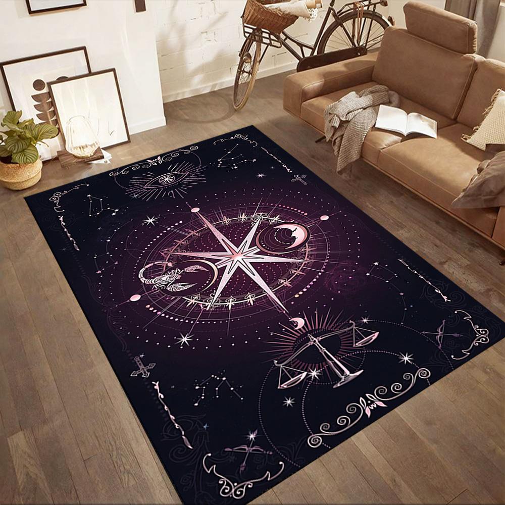 Celestial Harmony Floor Mats for Living Room, Bedroom and Room Decoration Are Suitable for Gifts.