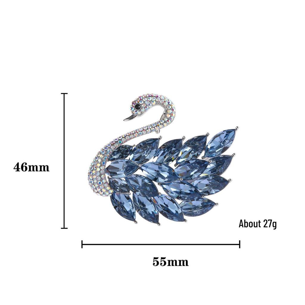 Snowflake & Butterfly Zircon Brooch with Freshwater Pearl for Women's Korean Style Suit Coat