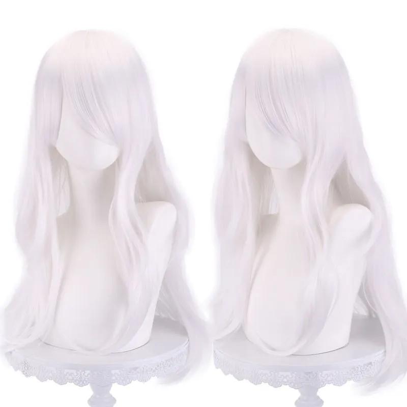 Anime wig long, neutral, for cosplay 80 cm.