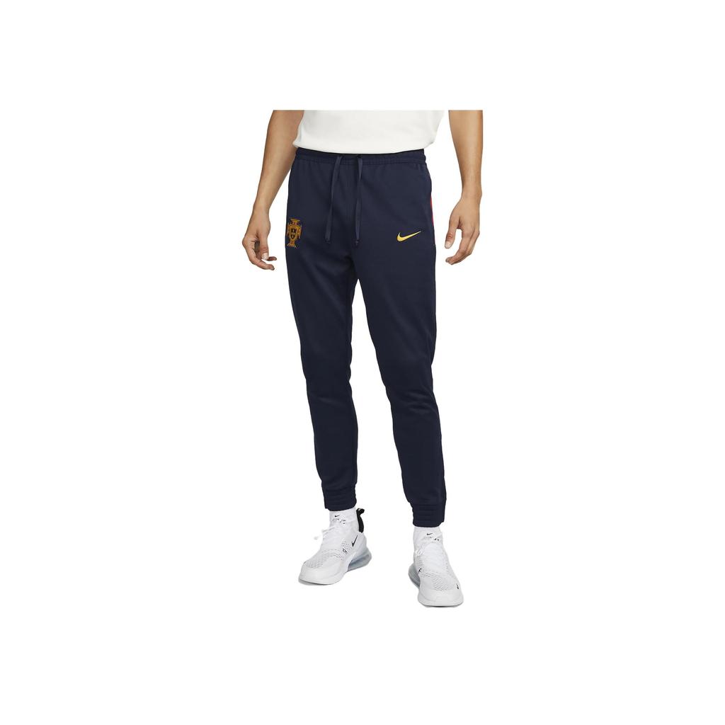Nike Portugal Logo Badge Pattern Football Knit Sports Pants Men Pants Navy-Blue DH4846-451