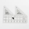Clothing Quilting Acrylic Triangle Ruler  45° Home Design Hand Sewing Bilateral Ruler