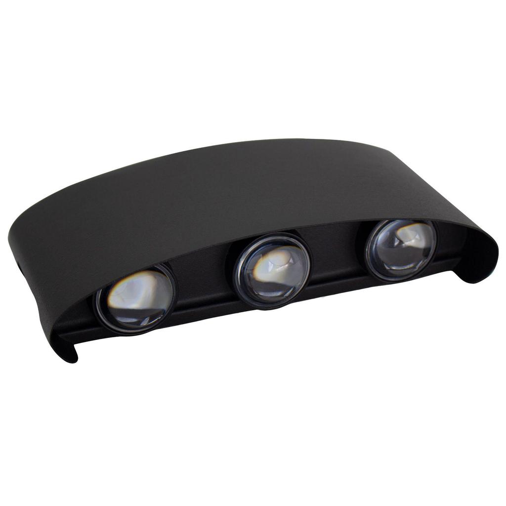 Double Head LED Exterior Wall Light for Outdoor Use - Waterproof and Super Bright for Villa, Courtyard, Corridor, or Aisle.