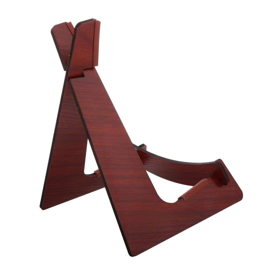 The MINAOLULUS Natural Wood Removable Sanshin Stand features a stable base and a elegant and is a foldable floor thick, simple, design, stand.