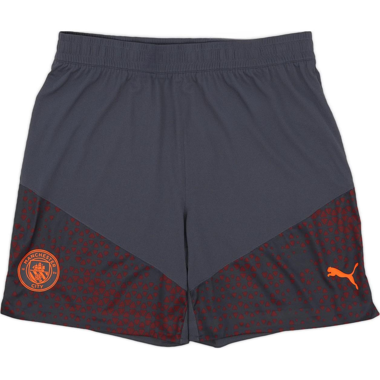 

Puma Training Shorts Manchester City Comfortable Sports Versatile Football Pants Unisex shorts Black 772884-16 L