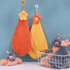 Wipe Towel Comfortable Super Absorbent Coral Fleece 3D Flower Shape Kitchen Bathroom