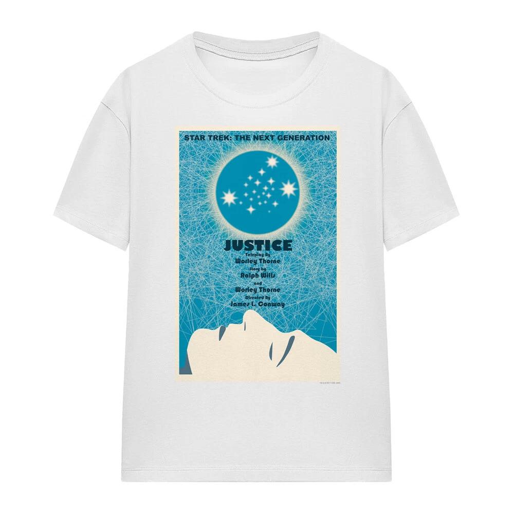 

Star Trek TNG Season 1 Episode 8 Ladies 100% Cotton T-shirt Mens Tees Top S-2XL, White S