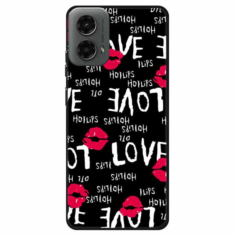 Dla Motoroli Moto G 5G (2024) Etui Miękkie TPU Wzór Telefon Pokrowiec