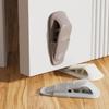 Silicone Material Silicone Door Stop No Drilling Required Windproof Fixed Door Wedge Retractable Design Safety Accessories