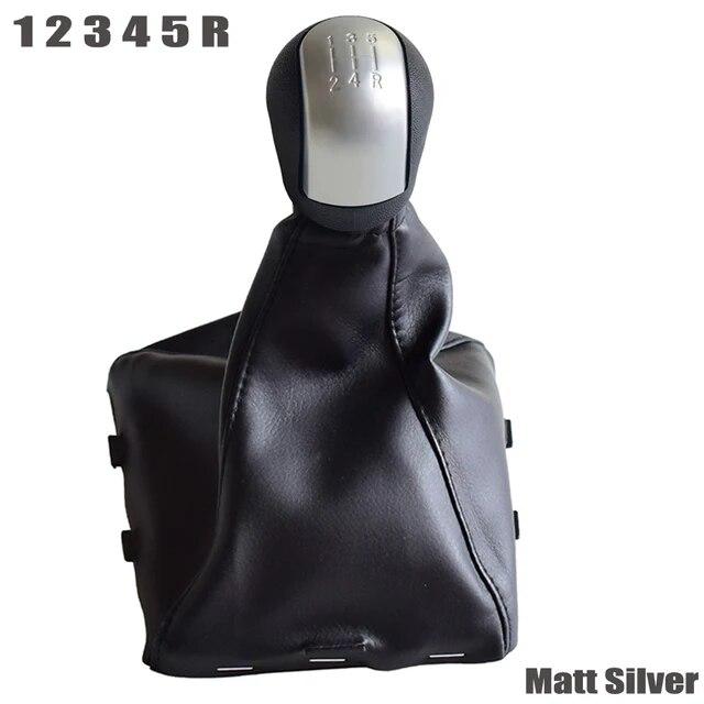 For Opel Vectra C B Corsa Astra G SIGNUM Combo 02-05 Manual 5 6 Speed Car Gear Shift Knob Lever HandBall With Gaiter Boot Cover