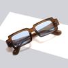 Classic Rivet Brand Square Sunglasses UV400 Luxury Vintage Trendy Sun Glasses for Women Men Punk Driving Shades