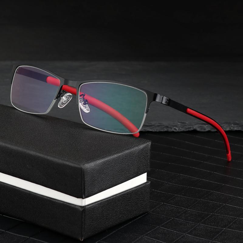 Ochelari pentru miopie anti-lumină albastră Ramă Femei Bărbați Metal Student Finisat Ochelari miop -0,5 -1 -1,5 -2 -2,5 -3 -3,5 La -6
