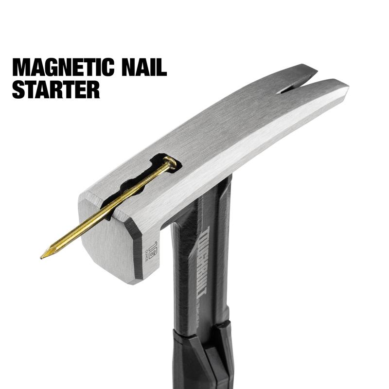 TOUGHBUILT TB-H1-1R-S16 TB-H1-1R-S18 16 OZ. 18 OZ. Magnetické ruční nářadí s hladkým leštěným povrchem z oceli