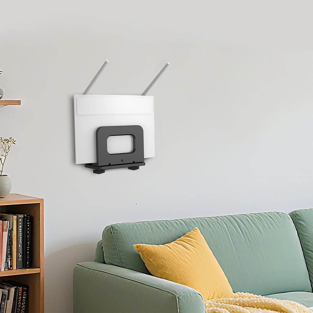 Wall Mount Stand For WiFi Router With Construction And Flexible Adjustment
