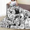 Bakugou Katsuki Collage All Sizes Soft Cover Blanket Home Decor Bedding Bakugou Katsuki Bnha Boku No Hero Academia Collage