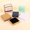 Straight Hair Creative Jewelry Heaven and Earth Cover Gift Box Necklace Bracelet Jewelry Packaging Box Pull-out Pearlescent Gift Box