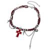 Y2K Spicy Sweet Girl Leather Choker: Cross Ultra-Short, Heavy-Duty Chain Collar