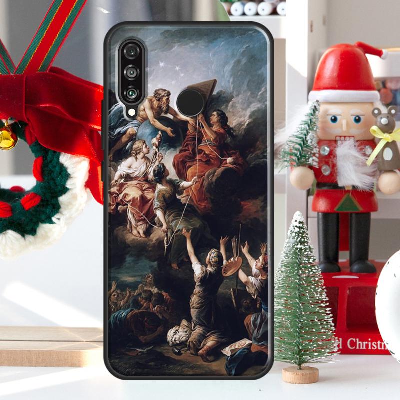 Renaissance Art Painting For Huawei Nova Y73 Y60 Y70 Y90 Y72 Y61 Y91 7i 8i 11i 12i 12s 9 10 SE P20 P30 P40 Lite Case