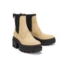 Timberland Bequeme Chelsea Boots mit runder Spitze und hohem Schaft für Damen, hellgelb A61QM