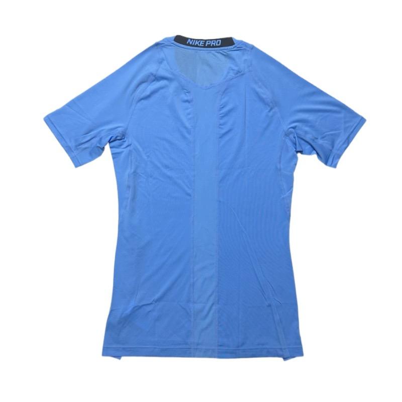 Nike Solid Color Crew Neck Pullover Sports Running Fitness Shirt Men Tops Sky-Blue 863364-488