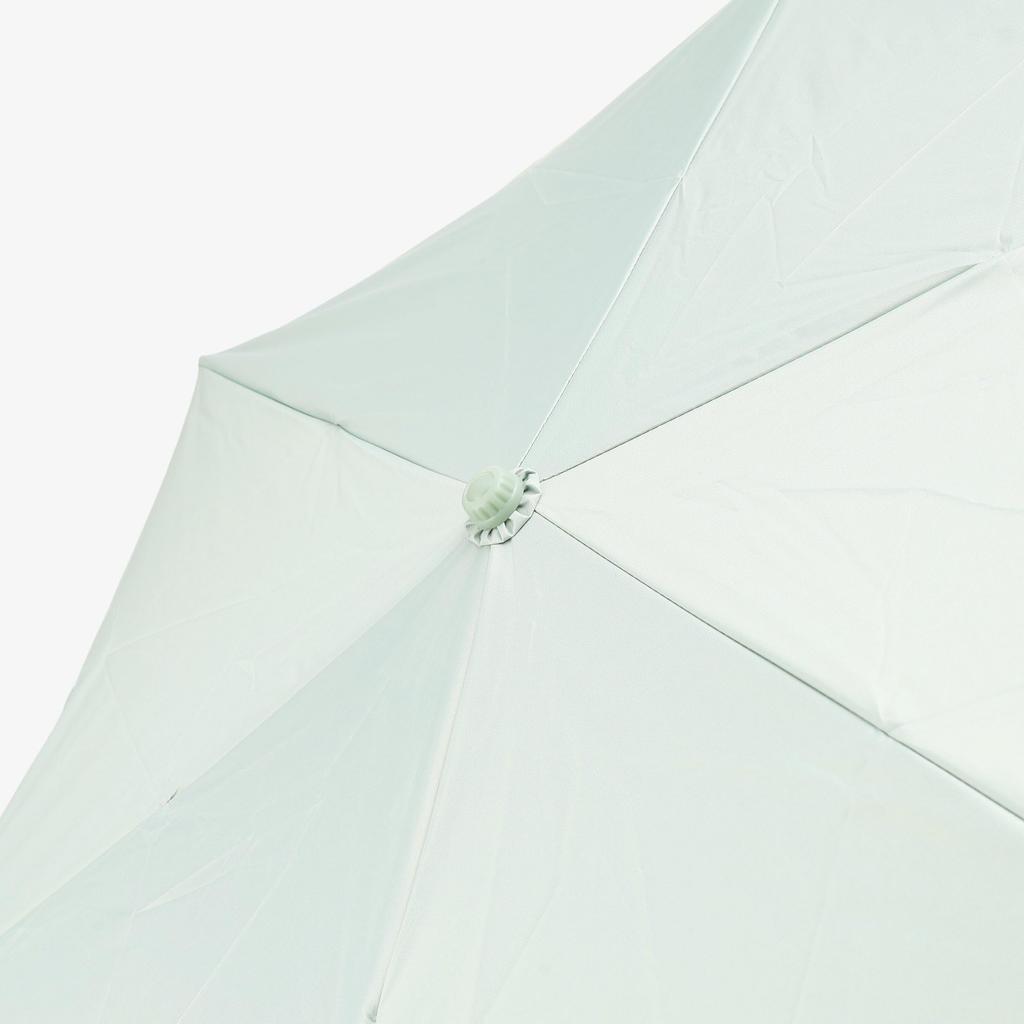 Afternoon Tea Living JL48 Logo Folding Umbrella for Sun and Green Parasol, Embroidered, Rain,