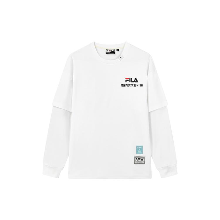 

New FILA MIHARA YASUHIRO Collaboration Collection T Shirt Men s White F11M133201F-WT XL