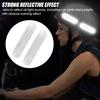 Pegatinas reflectantes de advertencia para casco, accesorios de conducción de seguridad nocturna, pegatinas decorativas fluorescentes, calcomanías para bicicleta, motocicleta y coche