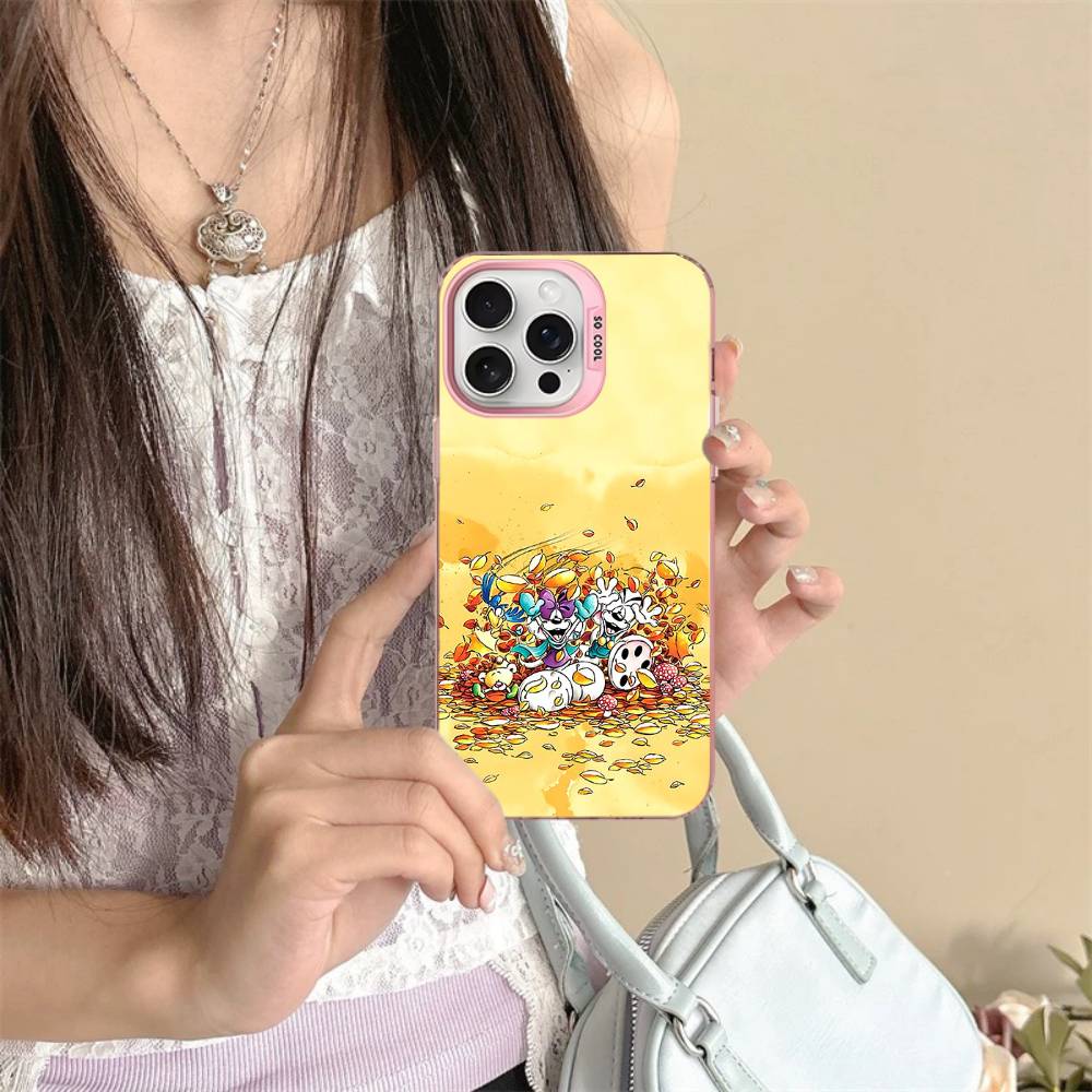 Cartoon D-Diddl Phone Case For IPhone 16 15 14 13 12 11 17 Pro MAX Plus Pro Matte Shockproof Cover