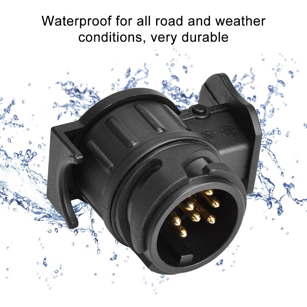 12V 13Pin to 7Pin N&S Trailer Socket Adapter Plug Converter Connector for Trailer Caravan