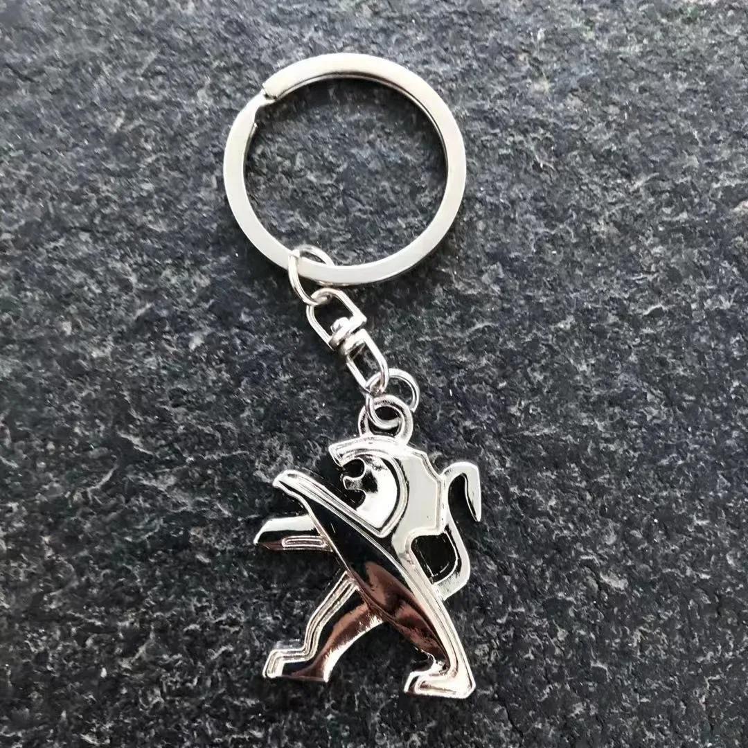 

2026 Hot Car Sticker 1PC Car Emblem Keychain Gift Keyring For Peugeot GT 3008 308 T9 208 508 207 2008 5008 206 408 108 4008 Auto