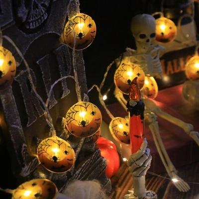 Spiderweb Halloween LED String Lights Twinkle Halloween Festoon Light Street Decoration
