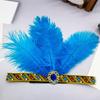 Feather Flapper Headbands Mardi Gras Prom Dancer Headpiece for Party Carnivals Celebrations Headwear Hair Styling