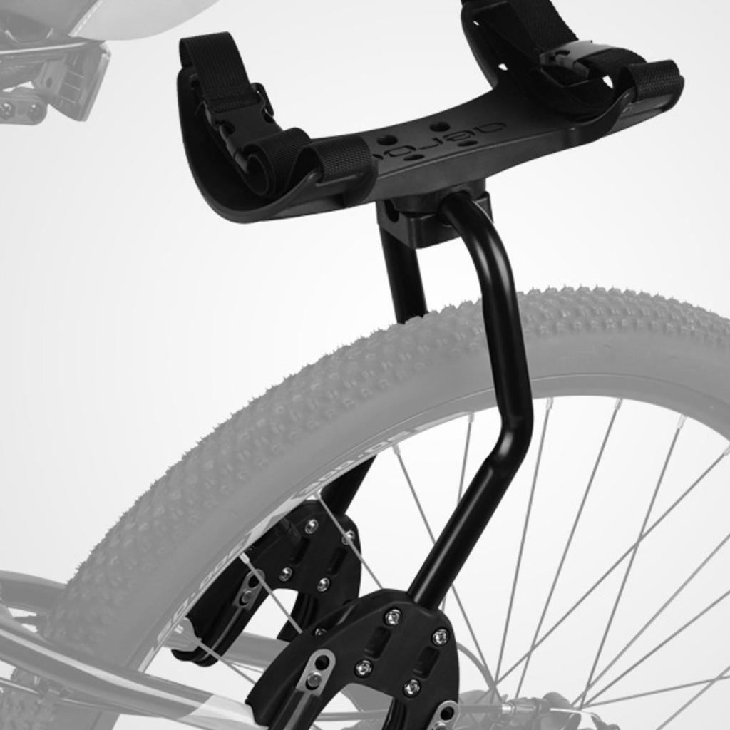 Bike Rear Rack with Rotating Platform Nylon for Cyclists, Commuters