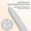 Stainless Steel Double-Sided Nail File with Storage Thickened and Hardened Both Sides Suitable for Manicure and Foot Care