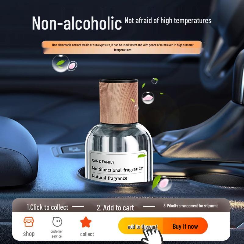 Men's High-End Car Air Freshener: Long-Lasting Cologne Fragrance for Car Interiors