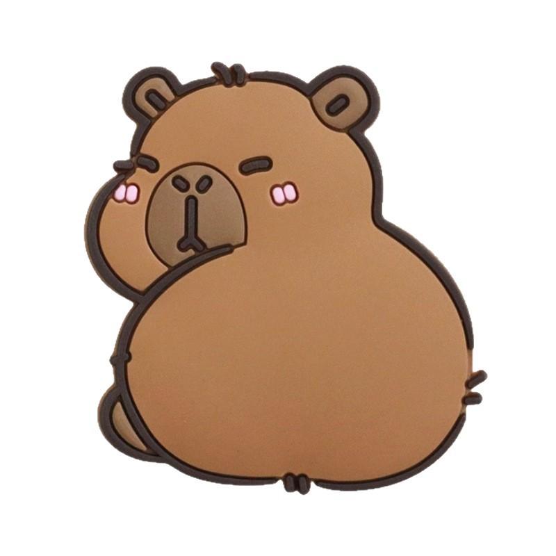 Capybara Cartoon DIY Stickers & Buckles: Jewelry, Phone, Cup, Shoe, Fridge, Car Decor