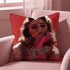 M-Madonna Singer Cushion Cover Multi-Scene Pillow Cover For Home & Car - Reversible, Soft & Durable For Daily Use