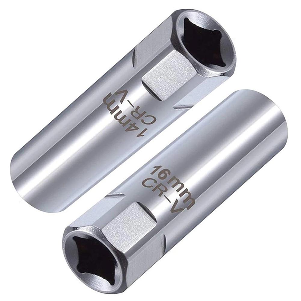 Thin Wall 12 Point Socket Wrench Tool Designed for Vehicle Compatibility 3/8 Inch Drive Includes 2 Pieces for Easy Use