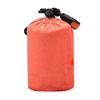 Borsa da campeggio per persona singola da esterno 213 * 91 cm, sacco a pelo in film di alluminio PE, tenda di emergenza sportiva, sacco a pelo, calore, emergenza