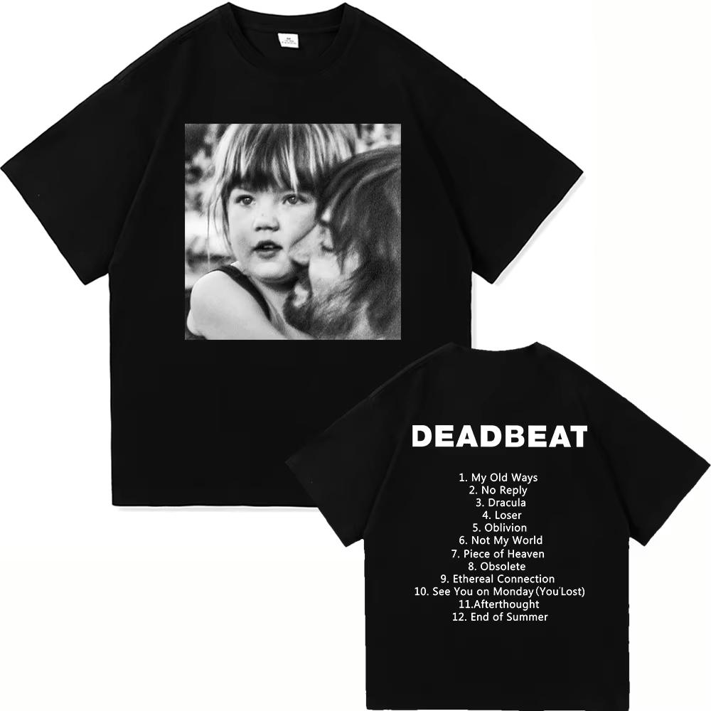 2026 Tame Impala Deadbeat New Album Tshirt Deadbeat Tourist Male Tshirt Harajuku Highquality Cotton Clothes Tshirt 3XL