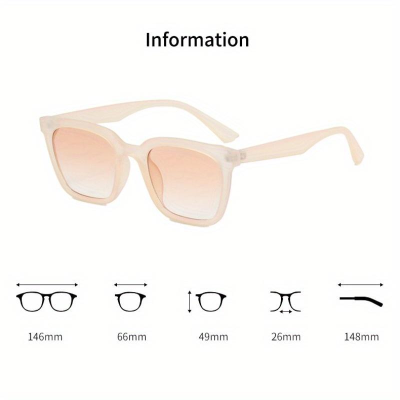 Non-polarized Retro Y2K Style Big Square Sunglasses Women Cat Eye Eyeglasses Fashion Men Punk Daily Stylish Accessories Eyewear