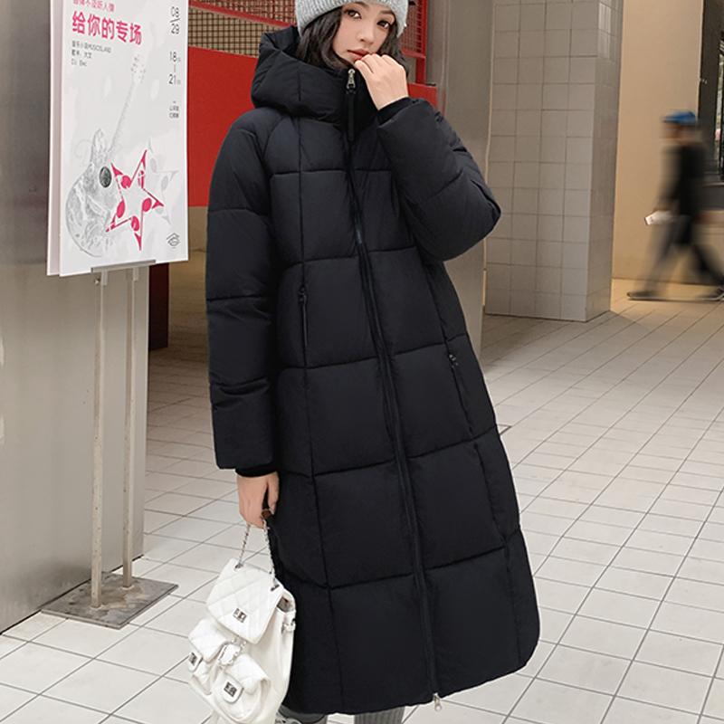 Fashion Woman Winter Long Coats Hooded Loose Thick Warm Parkas Casual Women's Jackets
