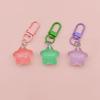5pcs Noctilucent Chubby Star Keychain Pentagram Backpack Pendant  Home Decoration