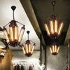 Industrial Metal Steampunk Pendant Hanging Lamp Black Retro Chandelier Light