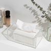 Taschentuchbox, wasserdicht, transparent, sichtbar, Acryl, durchsichtig, Serviettenpapier-Aufbewahrungsbox, Home Organizer, für den täglichen Gebrauch