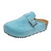 Cowhide version cm platform women's shoes new bag head half slippers summer wear casual cool slippers