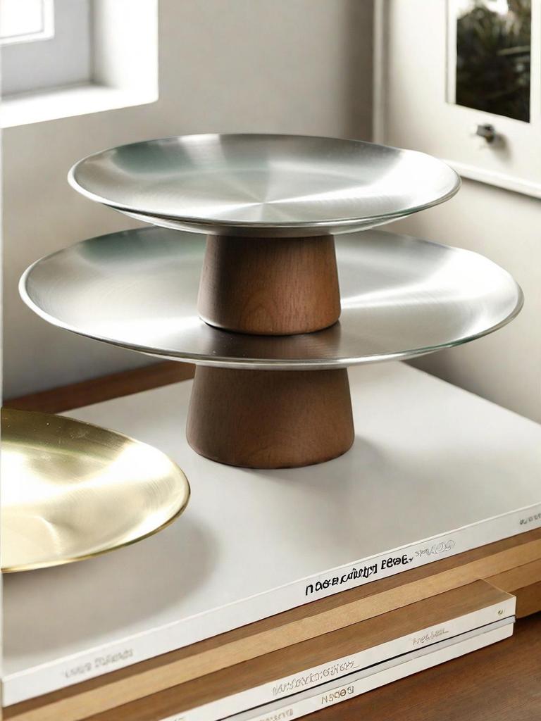 French Chic Dessert Stand: Elegant Afternoon Tea & Snack Tray for Luxurious Living Rooms