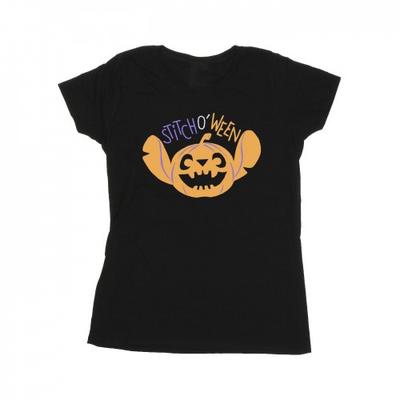 Womens/Ladies Stitch O Ween Cotton T-Shirt